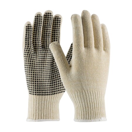 Pip Seamless Knit Cotton / Polyester Glove with PVC Dot Grip - 10 Gauge, 12PK 37-C2110PD/S
